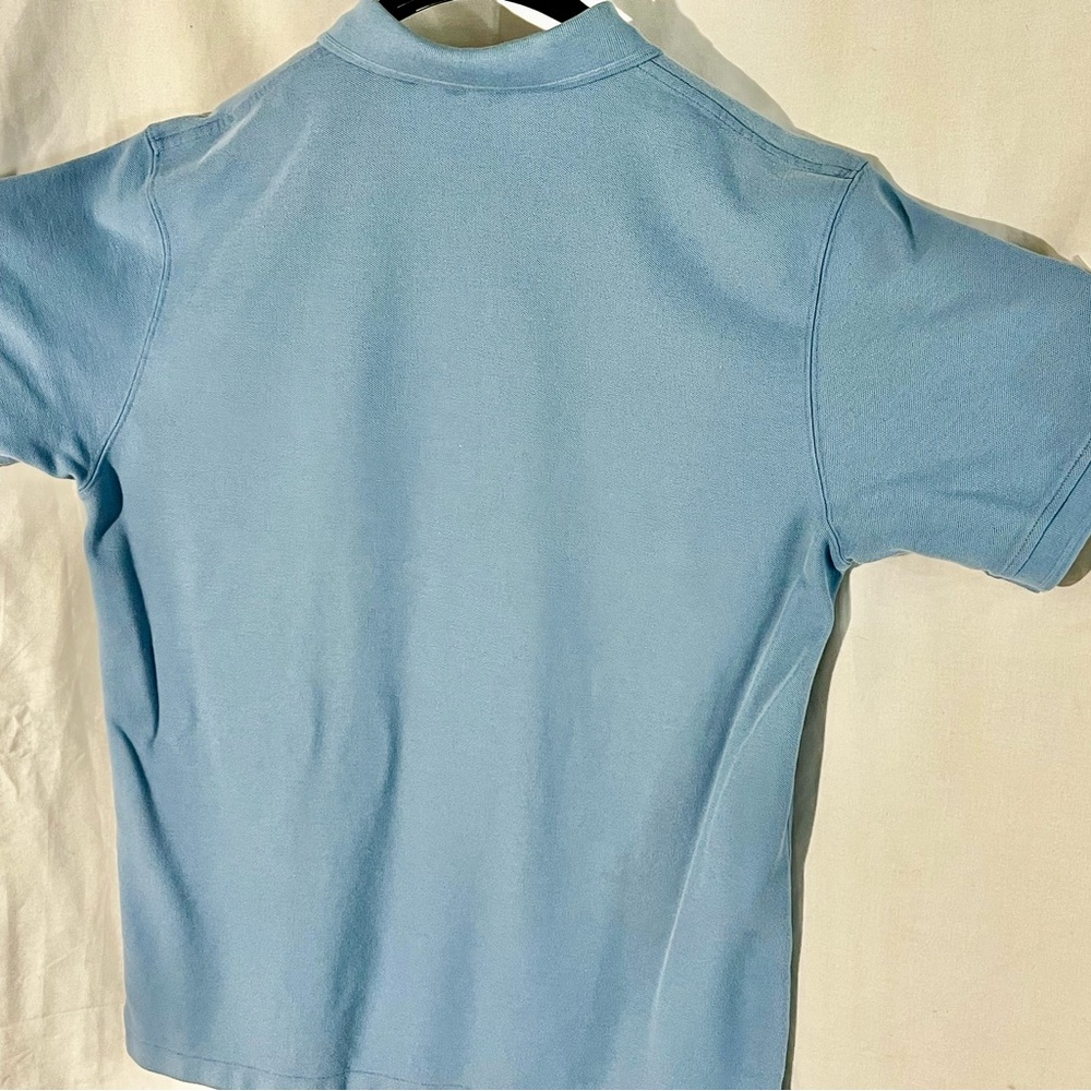 LL Bean Classic Blue Men's Polo Shirt - Picture 7 of 8